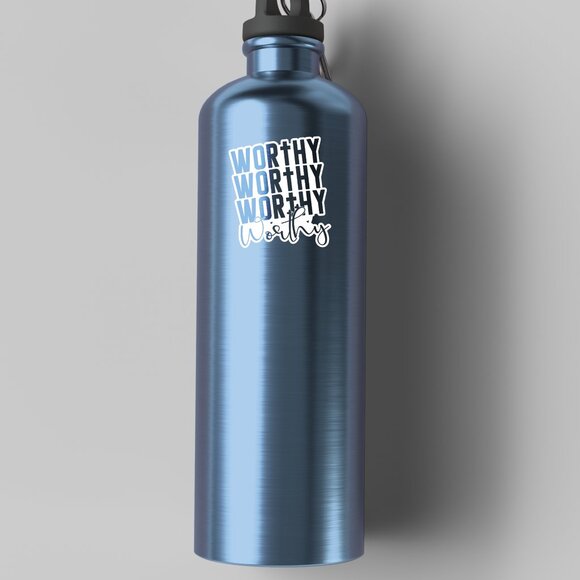 3pc - Worthy Worthy Worthy Sticker Decal Pack – Tumbler, Laptop - Picture 4 of 7